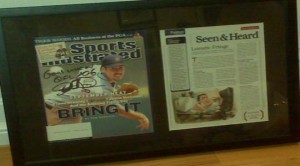 SI Article Autographed by Adam Duerson